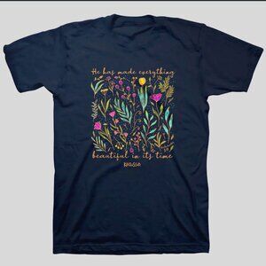 Kerusso Women's Adult Cotton Short Sleeve T-Shirt - "He Has Made Everything" New